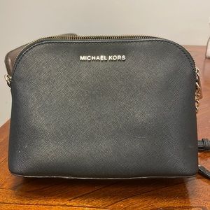 Black Michael Kors cross body bag (small)